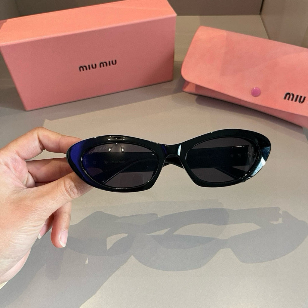 Miu Miu Cat-Eye Gold Lens Sunglasses for Men & Women - 399158 - detail image 6