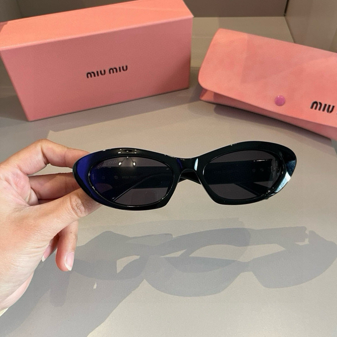 Miu Miu Cat-Eye Gold Lens Sunglasses for Men & Women - 399158 - detail image 6