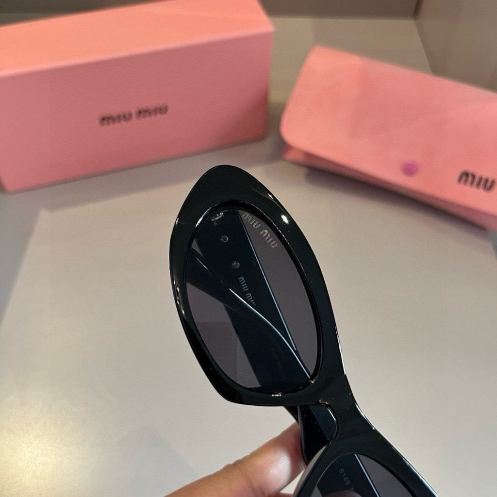 Miu Miu Cat-Eye Gold Lens Sunglasses for Men & Women - 399158 - detail image 7