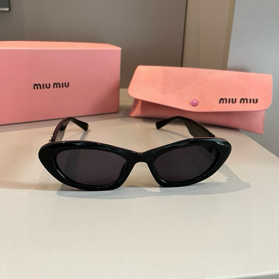 Miu Miu Cat-Eye Gold Lens Sunglasses for Men & Women - 399158 - detail image 2