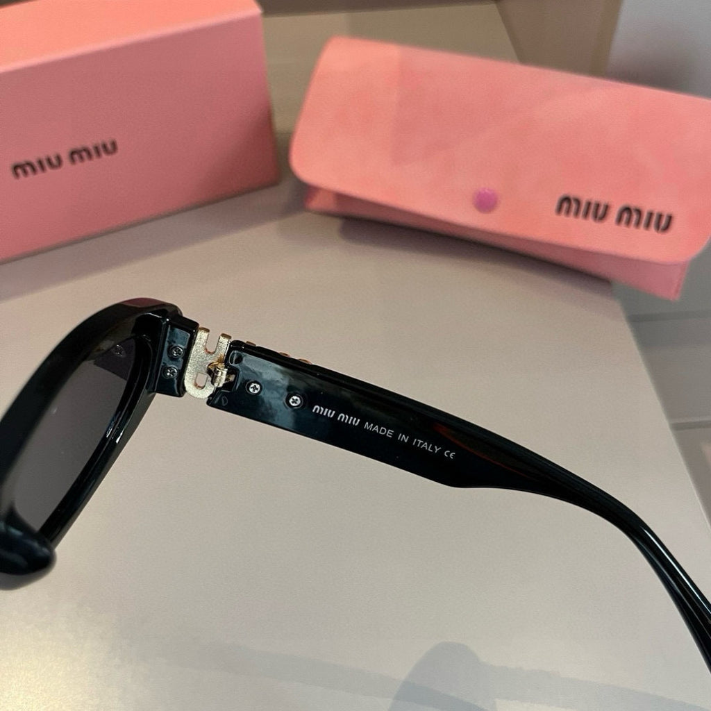 Miu Miu Cat-Eye Gold Lens Sunglasses for Men & Women - 399158 - detail image 8