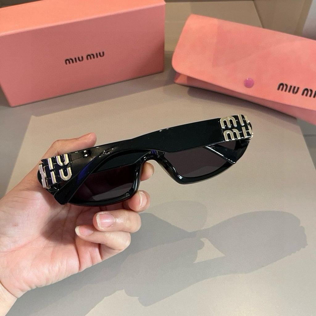 Miu Miu Cat-Eye Gold Lens Sunglasses for Men & Women - 399158 - detail image 5