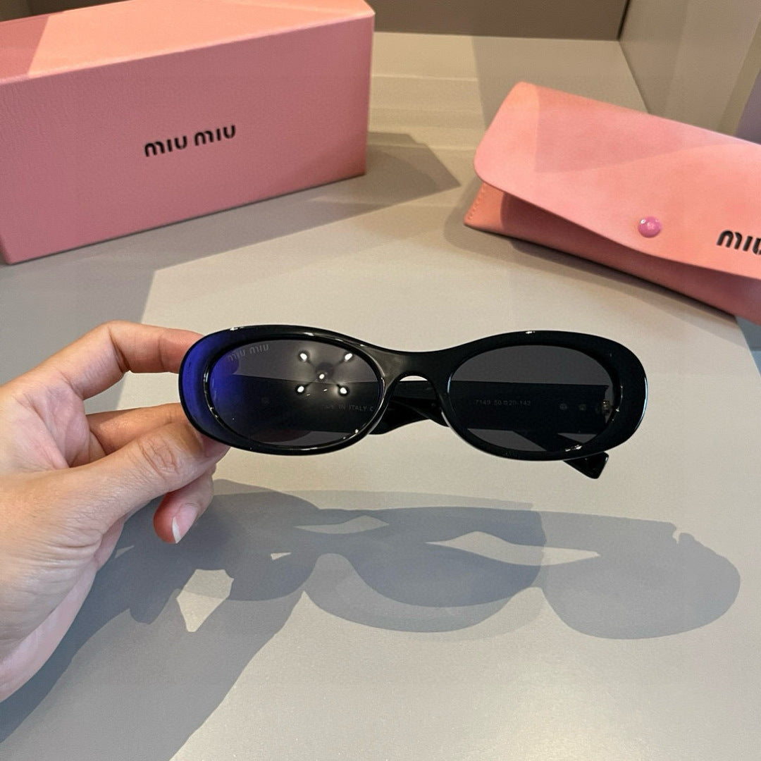 Miu Miu Cat-Eye Brown Lens Sunglasses for Men & Women - 466141 - detail image 7