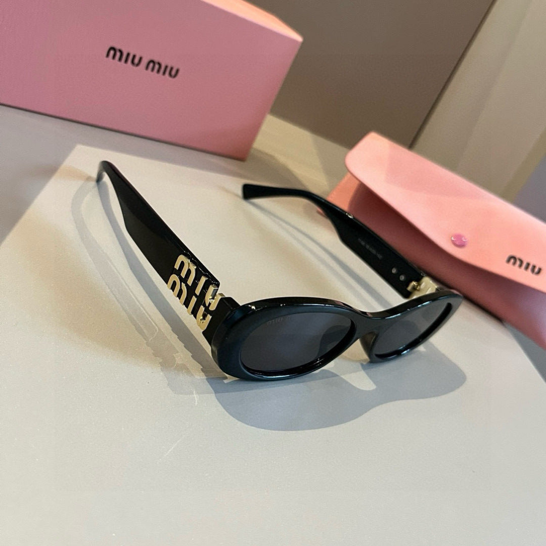 Miu Miu Cat-Eye Brown Lens Sunglasses for Men & Women - 487593