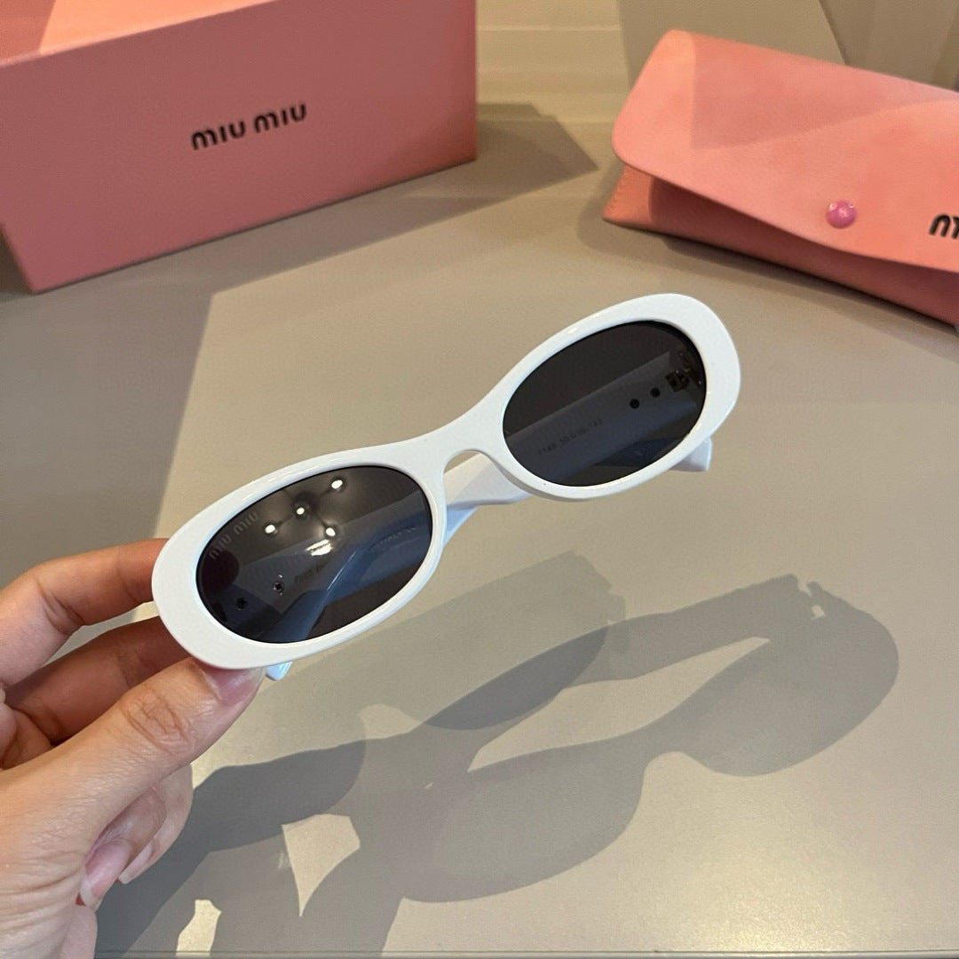 Miu Miu Cat-Eye Gold Lens Sunglasses for Men & Women - 399160 - detail image 5