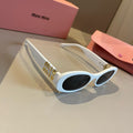Miu Miu Cat-Eye Gold Lens Sunglasses for Men & Women - 487594