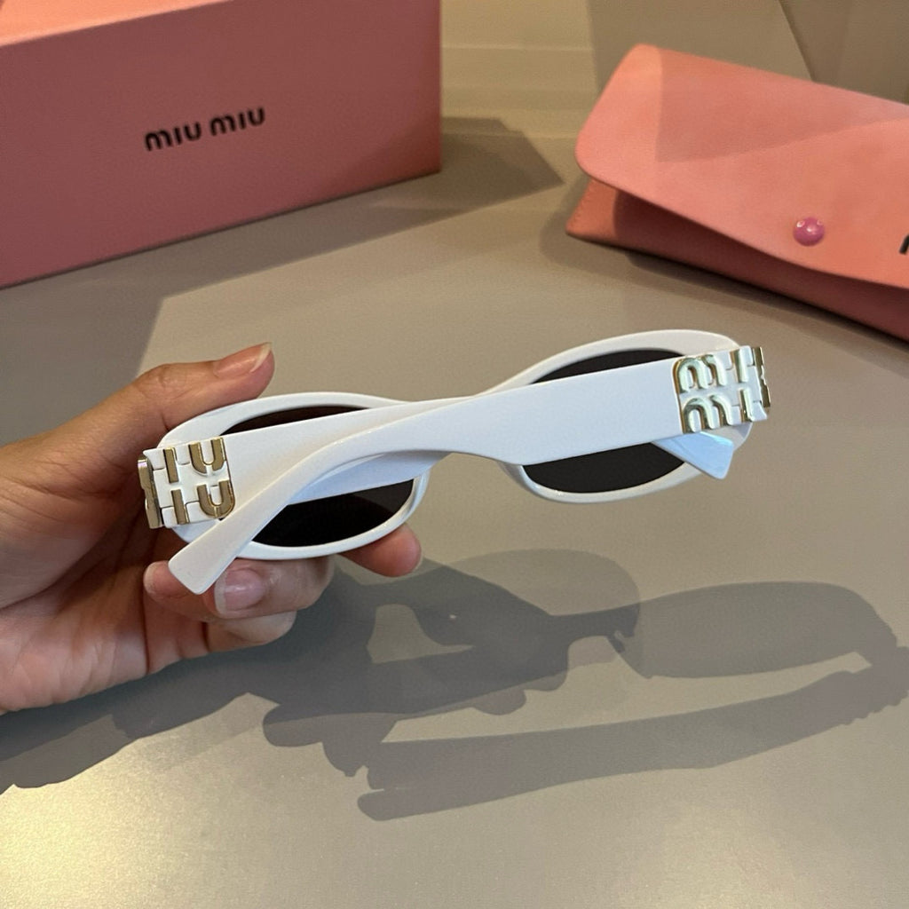 Miu Miu Cat-Eye Gold Lens Sunglasses for Men & Women - 487594 - detail image 6