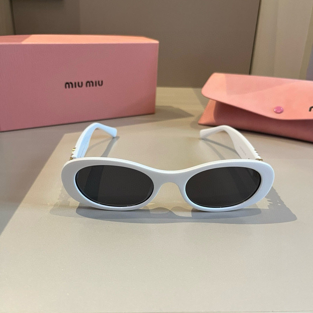 Miu Miu Cat-Eye Gold Lens Sunglasses for Men & Women - 432679 - detail image 2