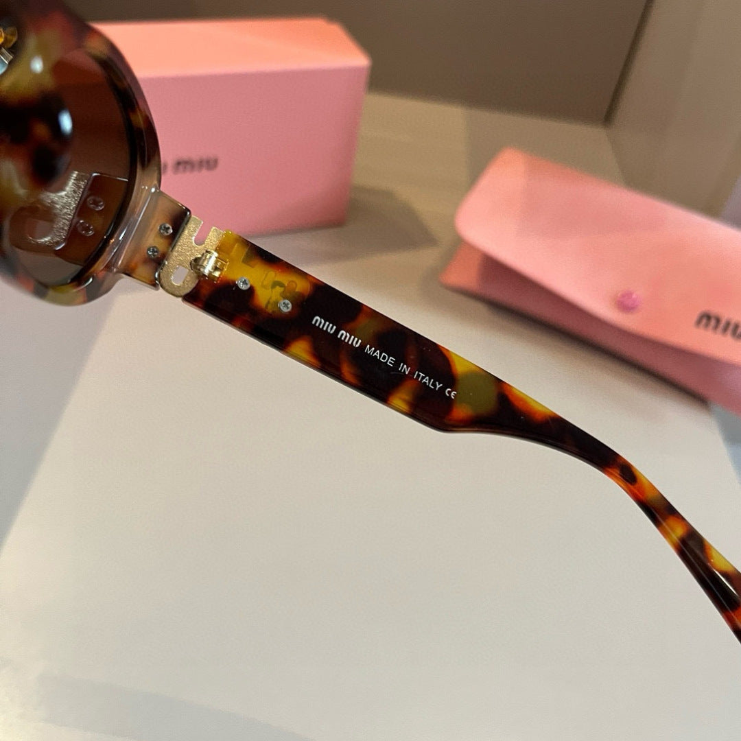 Miu Miu Cat-Eye Brown Lens Sunglasses for Men & Women - 399161 - detail image 8