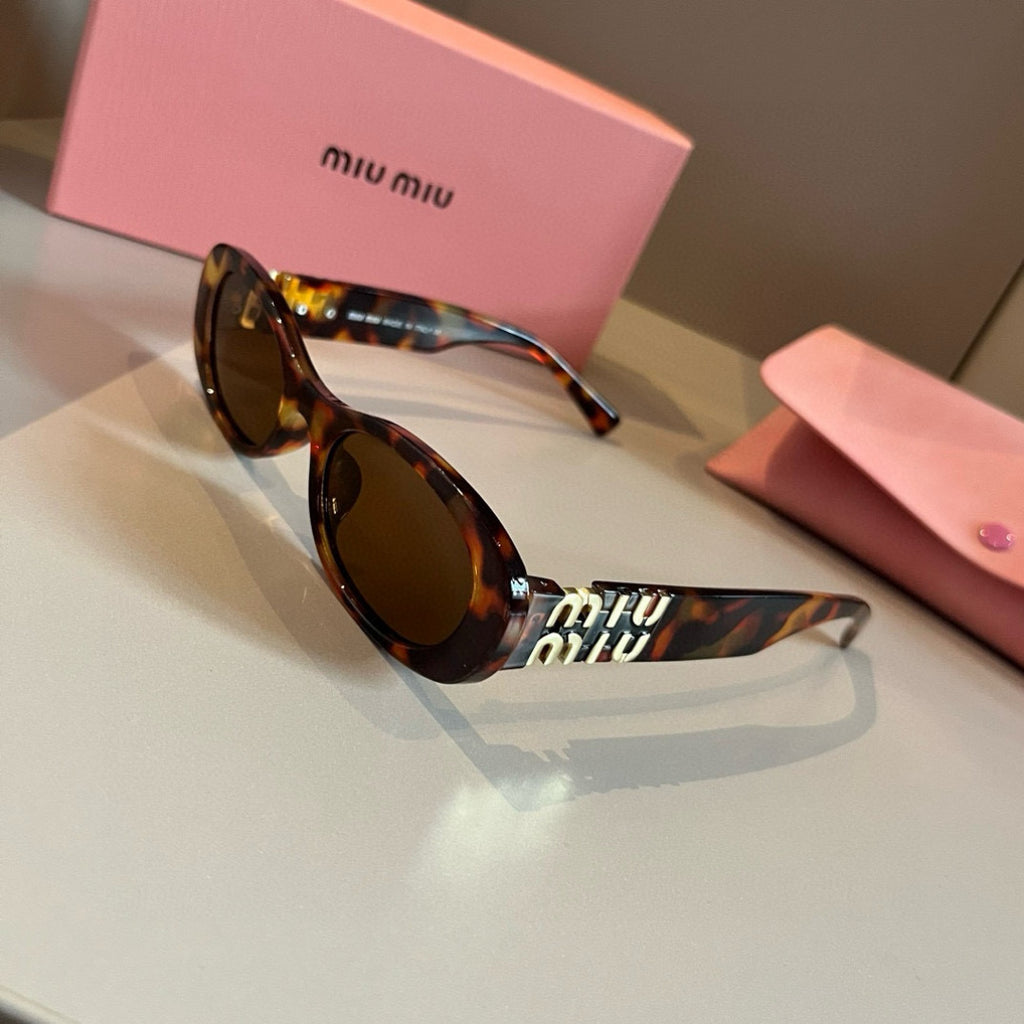 Miu Miu Cat-Eye Brown Lens Sunglasses for Men & Women - 487595 - detail image 3