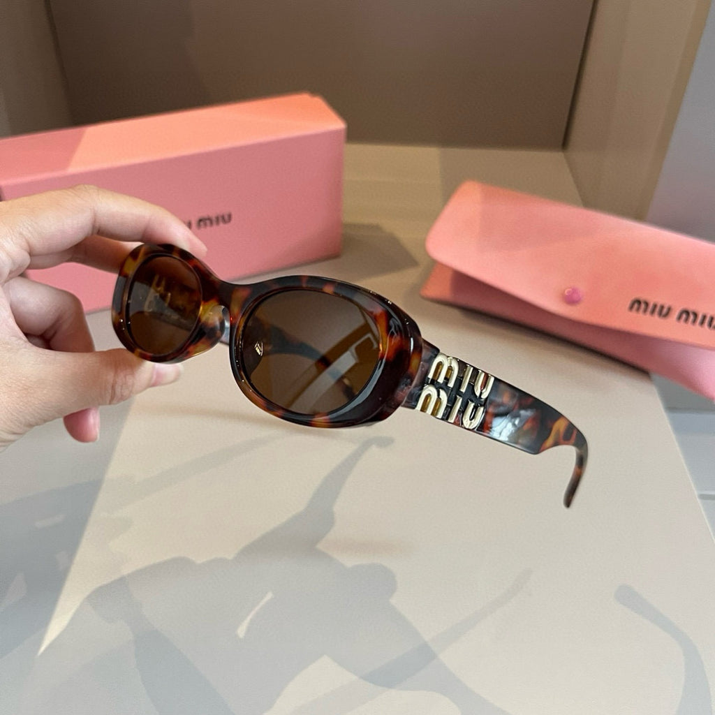 Miu Miu Cat-Eye Brown Lens Sunglasses for Men & Women - 399161 - detail image 4