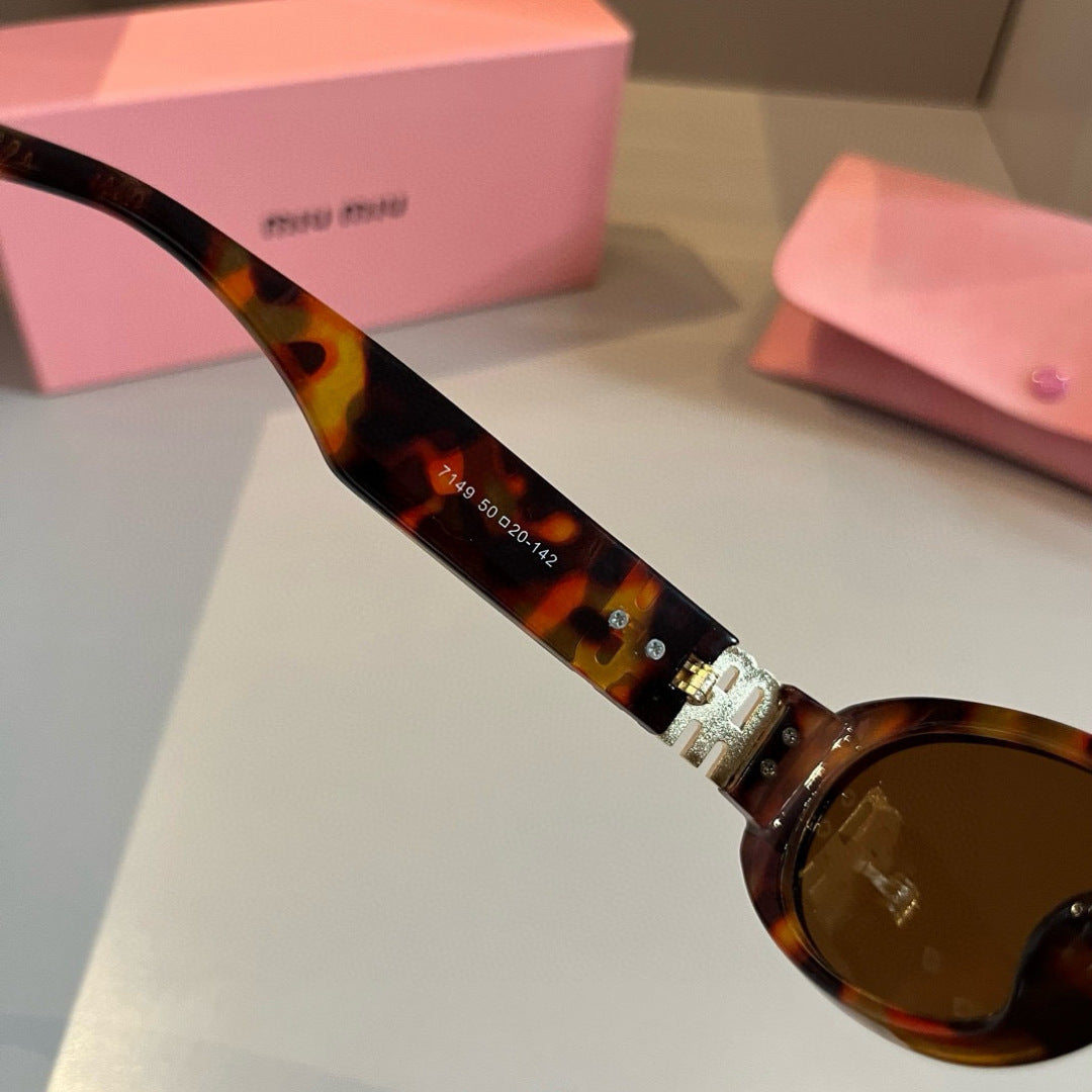 Miu Miu Cat-Eye Brown Lens Sunglasses for Men & Women - 487595 - detail image 9