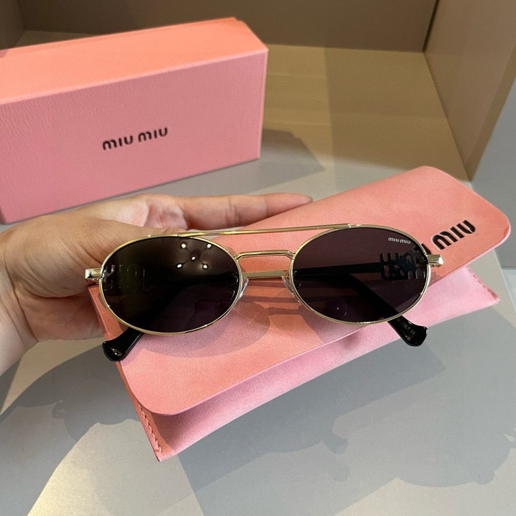 Miu Miu Metal Fashion Brown Lens Sunglasses for Men & Women - 432573 - detail image 8