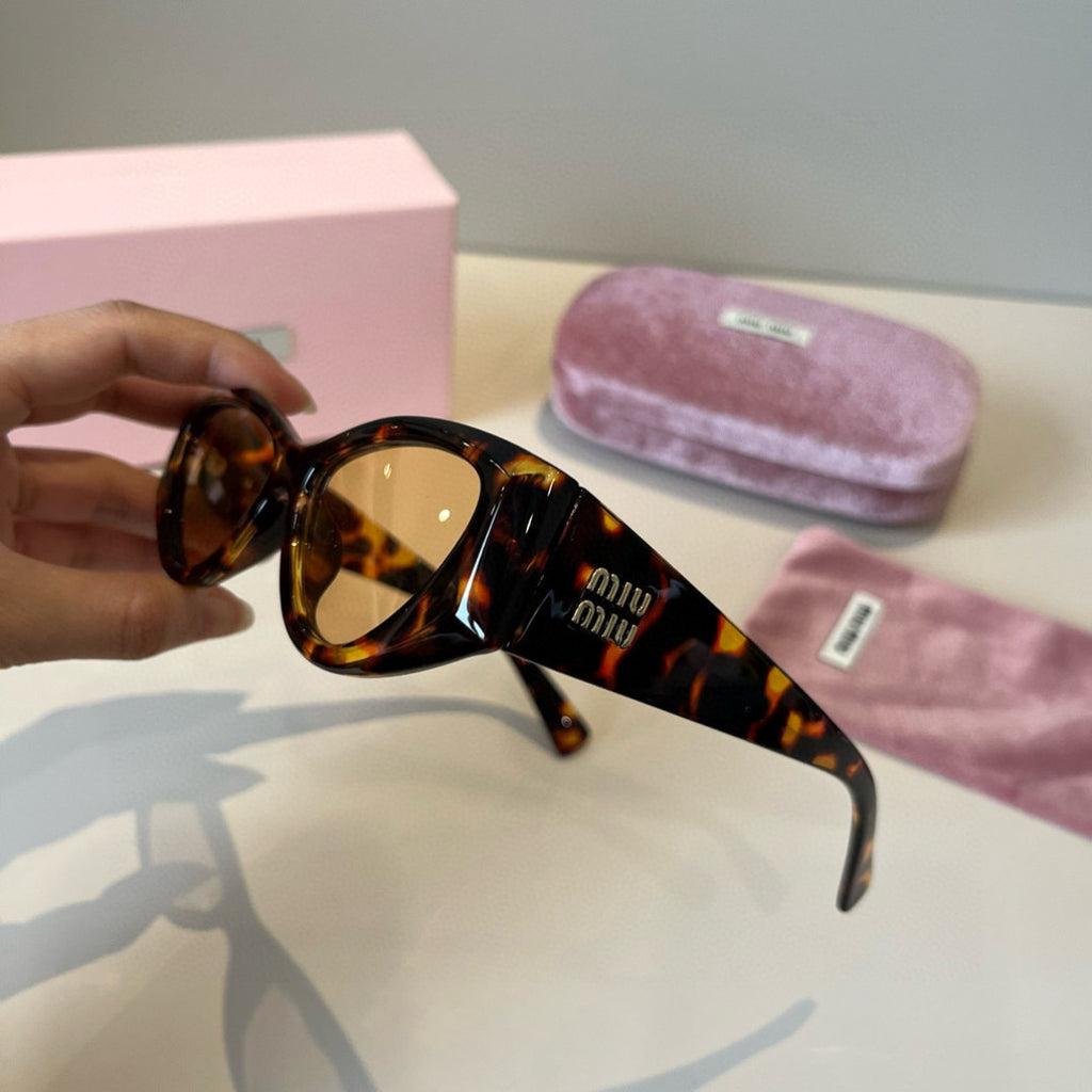 Miu Miu Cat-Eye Brown Lens Sunglasses for Men & Women - 399246 - detail image 4
