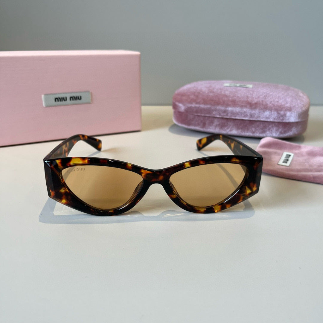 Miu Miu Cat-Eye Brown Lens Sunglasses for Men & Women - 399246 - detail image 2