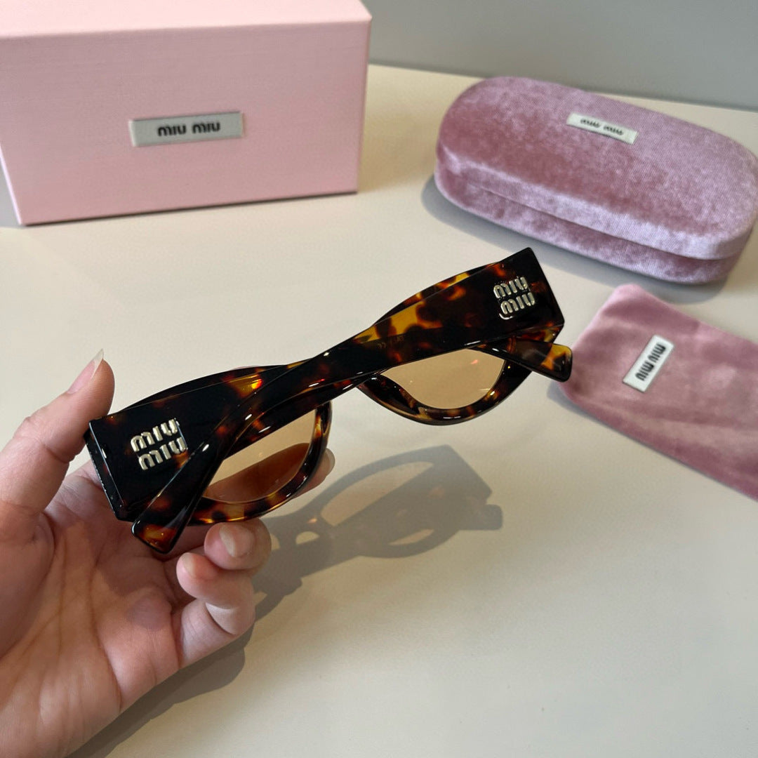 Miu Miu Cat-Eye Brown Lens Sunglasses for Men & Women - 399246 - detail image 7