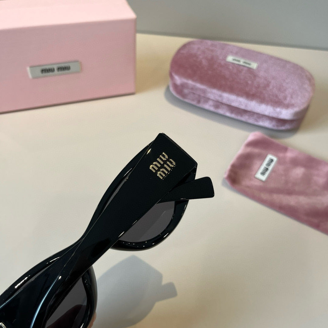 Miu Miu Cat-Eye Black Lens Sunglasses for Men & Women - 399247 - detail image 7