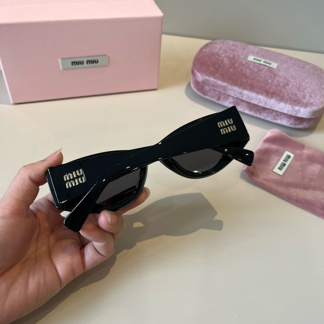 Miu Miu Cat-Eye Black Lens Sunglasses for Men & Women - 399247 - detail image 8