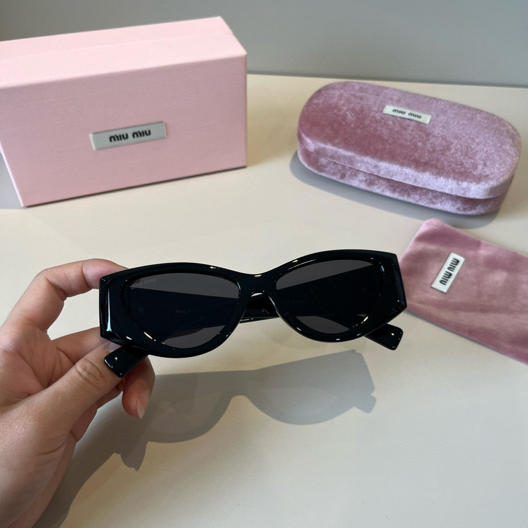 Miu Miu Cat-Eye Black Lens Sunglasses for Men & Women - 399247 - detail image 6