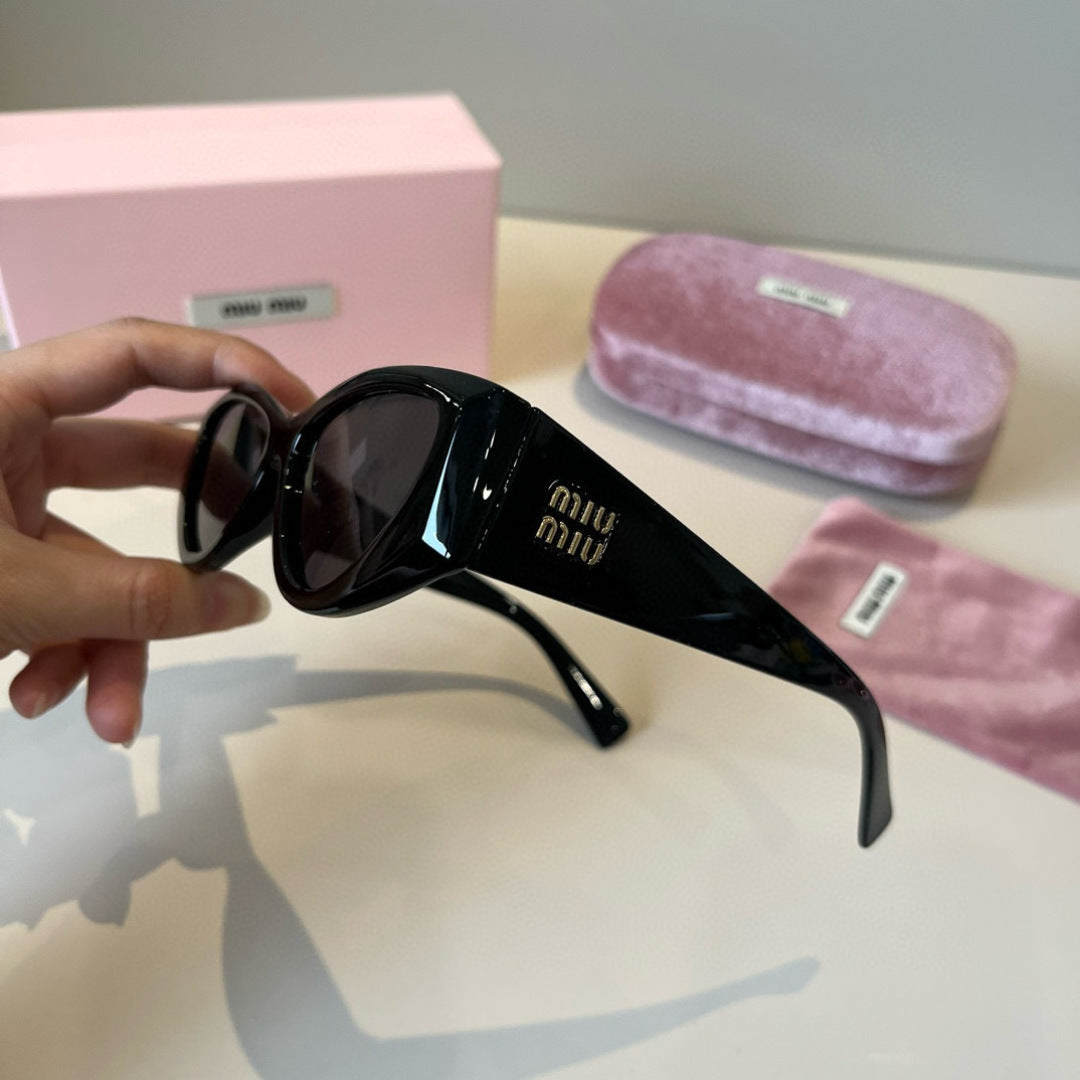 Miu Miu Cat-Eye Black Lens Sunglasses for Men & Women - 399247 - detail image 4