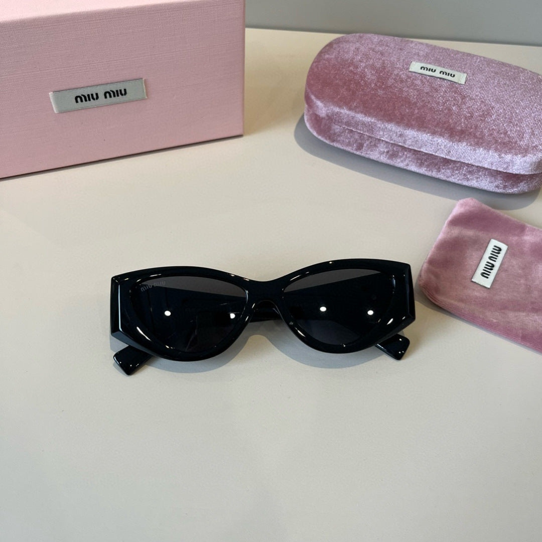 Miu Miu Cat-Eye Black Lens Sunglasses for Men & Women - 399247 - detail image 5