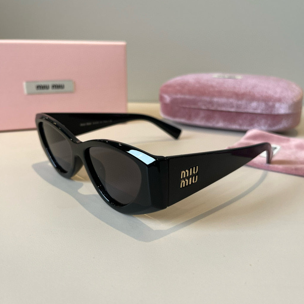 Miu Miu Cat-Eye Black Lens Sunglasses for Men & Women - 399247 - detail image 3
