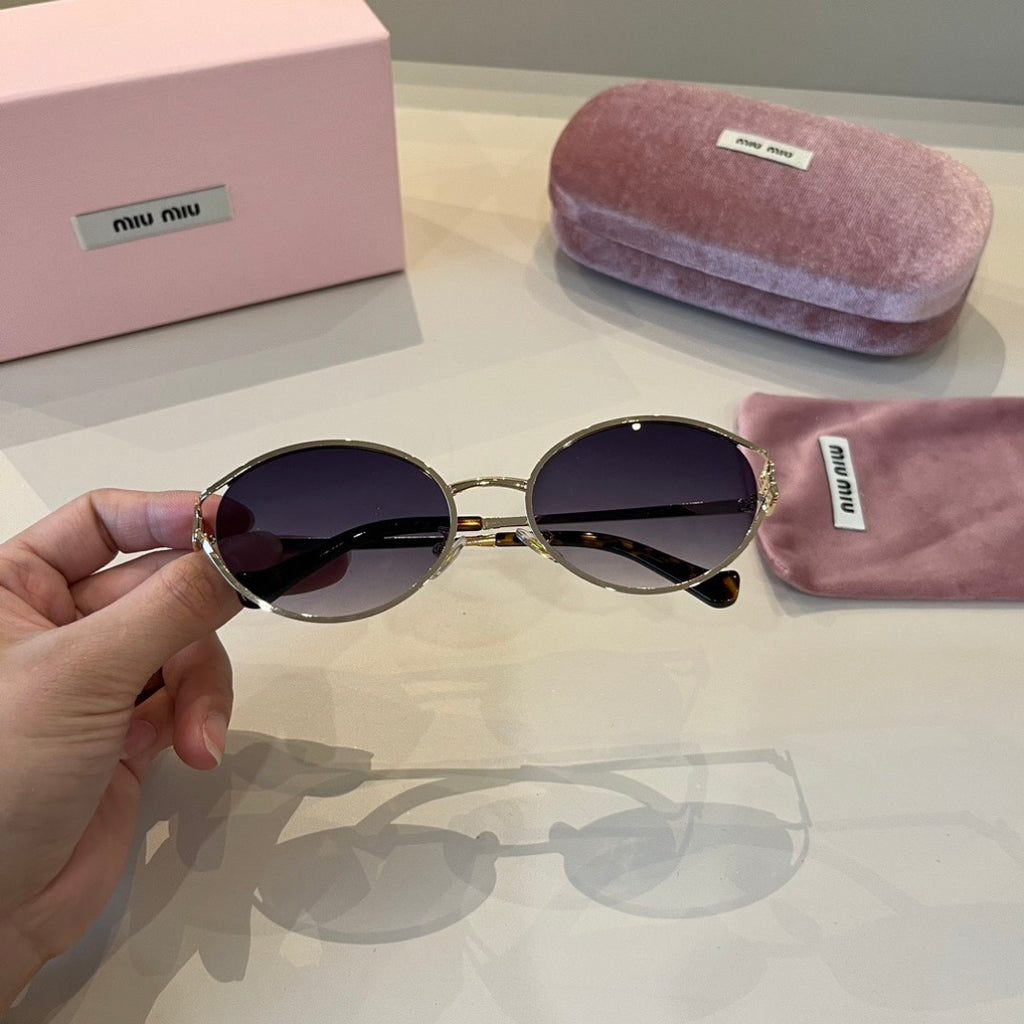 Miu Miu Metal Fashion Purple Lens Sunglasses for Men & Women - 399231 - detail image 7