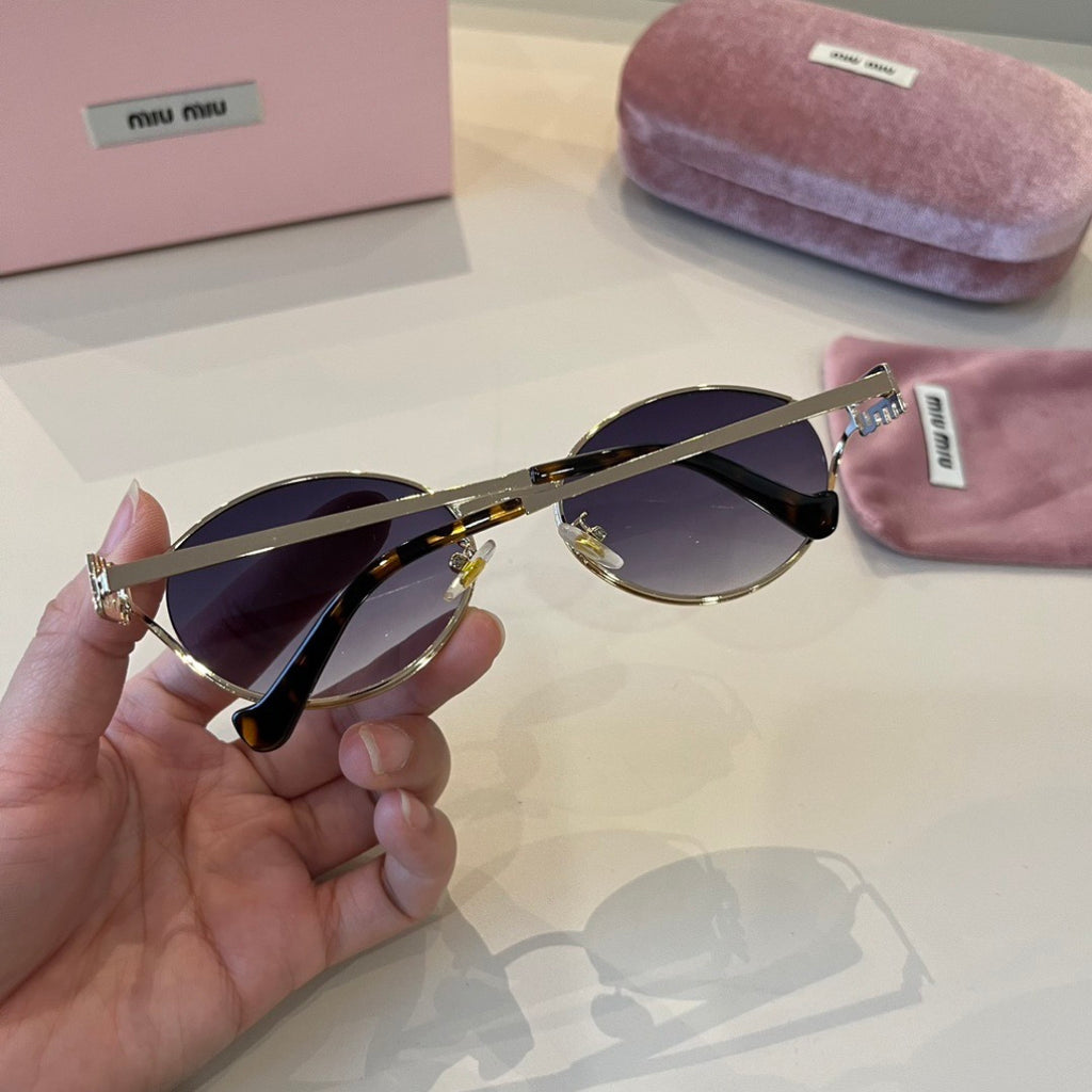Miu Miu Metal Fashion Purple Lens Sunglasses for Men & Women - 399231 - detail image 5
