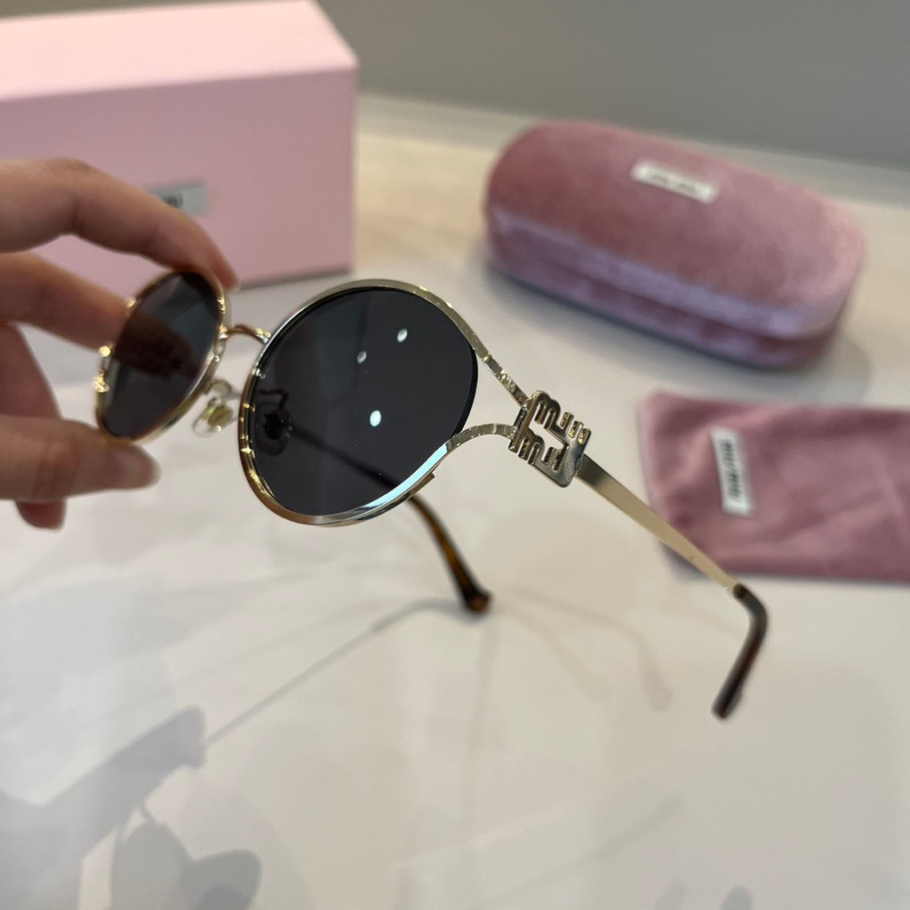 Miu Miu Metal Fashion Silver Lens Sunglasses for Men & Women - 432563 - detail image 4