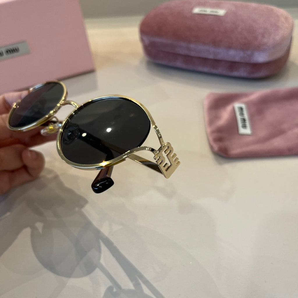 Miu Miu Metal Fashion Silver Lens Sunglasses for Men & Women - 432563 - detail image 6