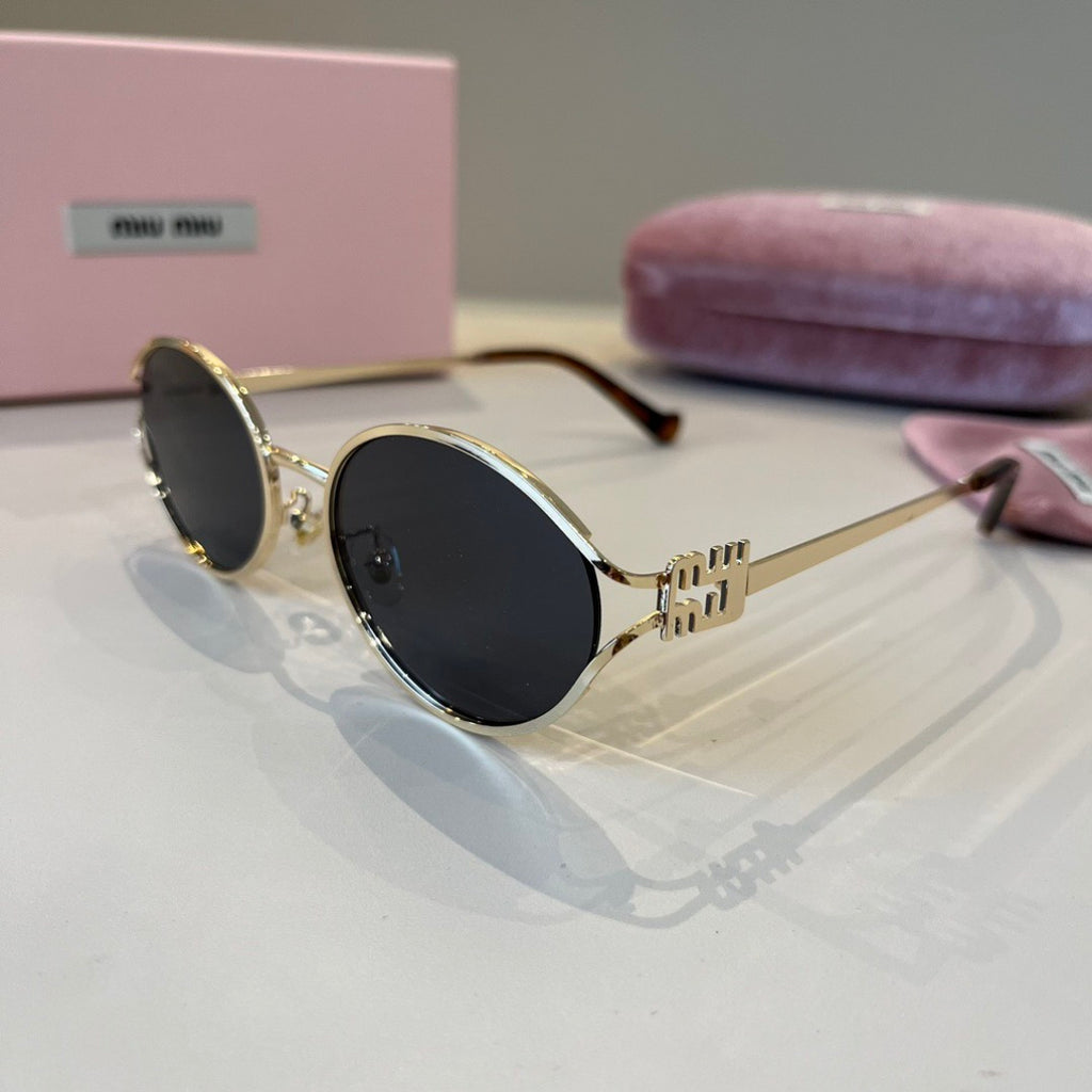 Miu Miu Metal Fashion Silver Lens Sunglasses for Men & Women - 432563 - detail image 3
