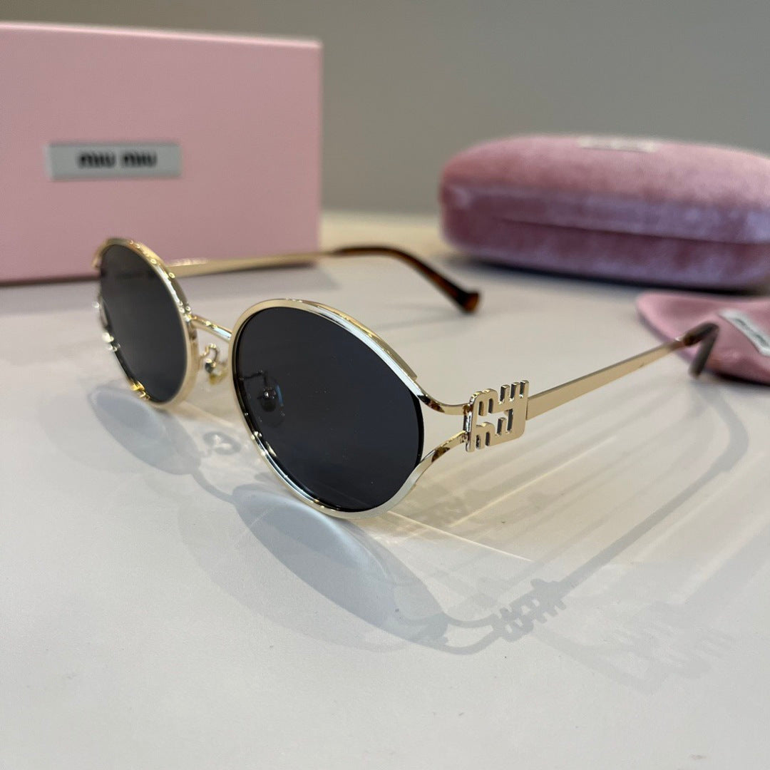 Miu Miu Metal Fashion Silver Lens Sunglasses for Men & Women - 399232 - detail image 3