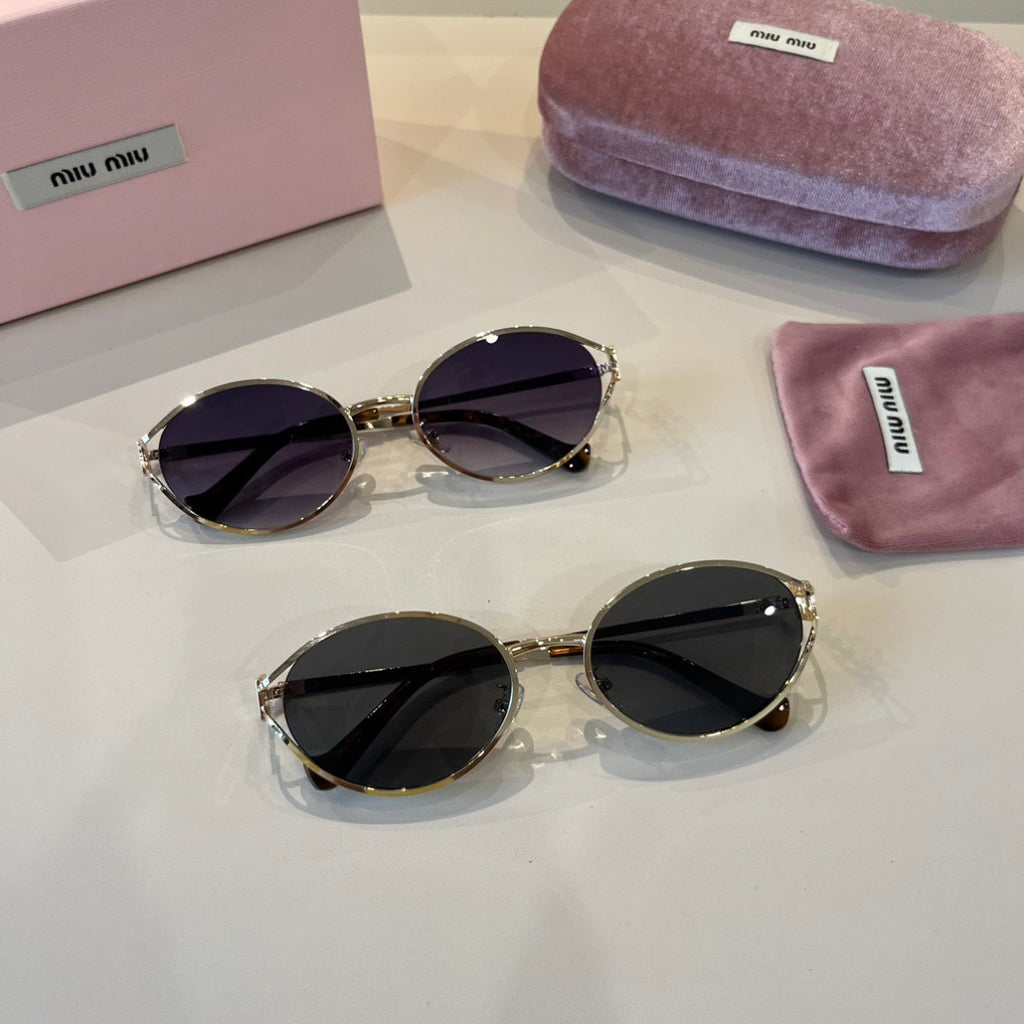 Miu Miu Metal Fashion Silver Lens Sunglasses for Men & Women - 432563 - detail image 9