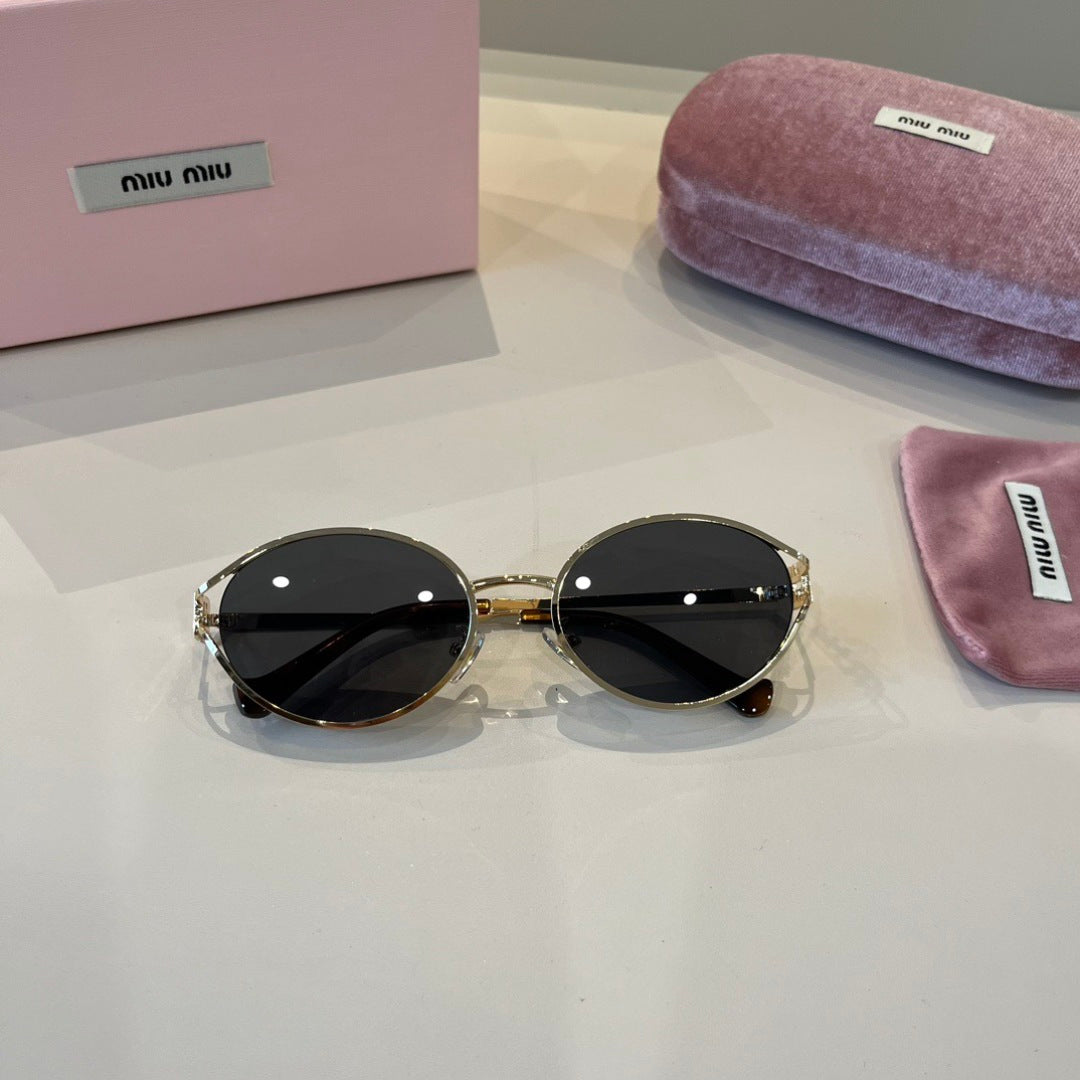 Miu Miu Metal Fashion Silver Lens Sunglasses for Men & Women - 432563 - detail image 8