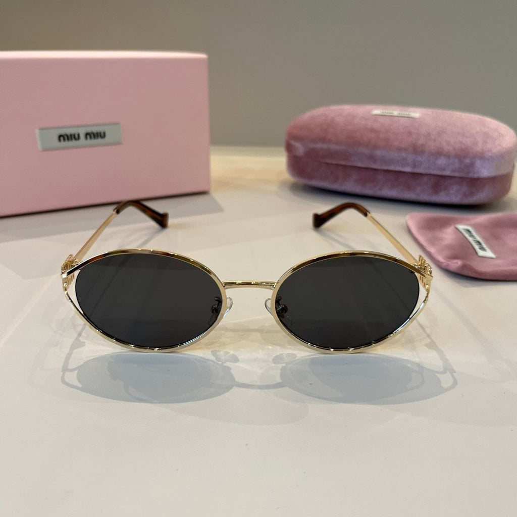 Miu Miu Metal Fashion Silver Lens Sunglasses for Men & Women - 432563 - detail image 2