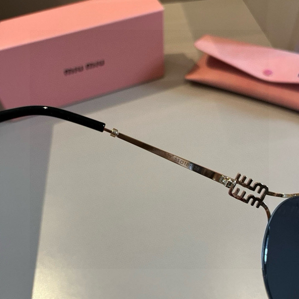 Miu Miu Metal Fashion Brown Lens Sunglasses for Men & Women - 432566 - detail image 6