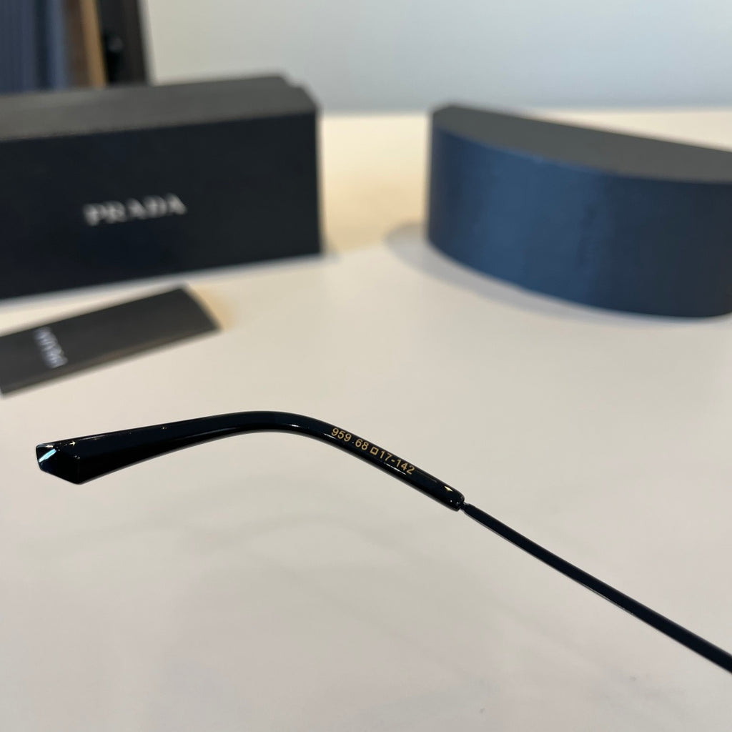 Prada Polarized Fashion Black Lens Sunglasses for Men - 358388 - detail image 6