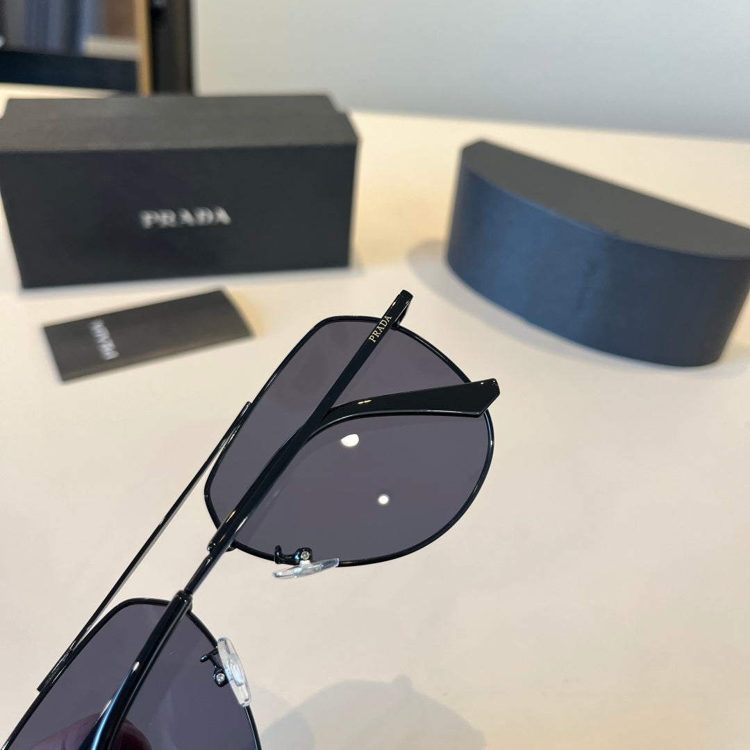 Prada Polarized Fashion Black Lens Sunglasses for Men - 358388 - detail image 8