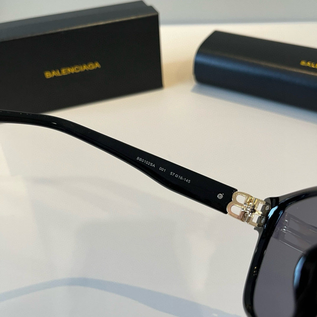 Balenciaga Folding Square Black Lens Sunglasses for Men & Women - 358658 - detail image 8