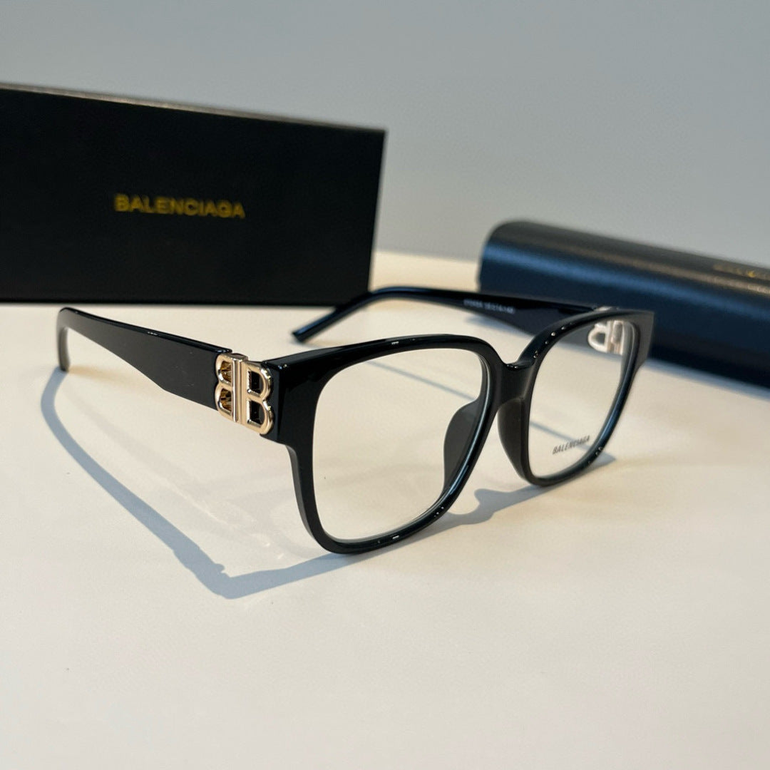 Balenciaga Folding Square Black Lens Sunglasses for Men & Women - 358659