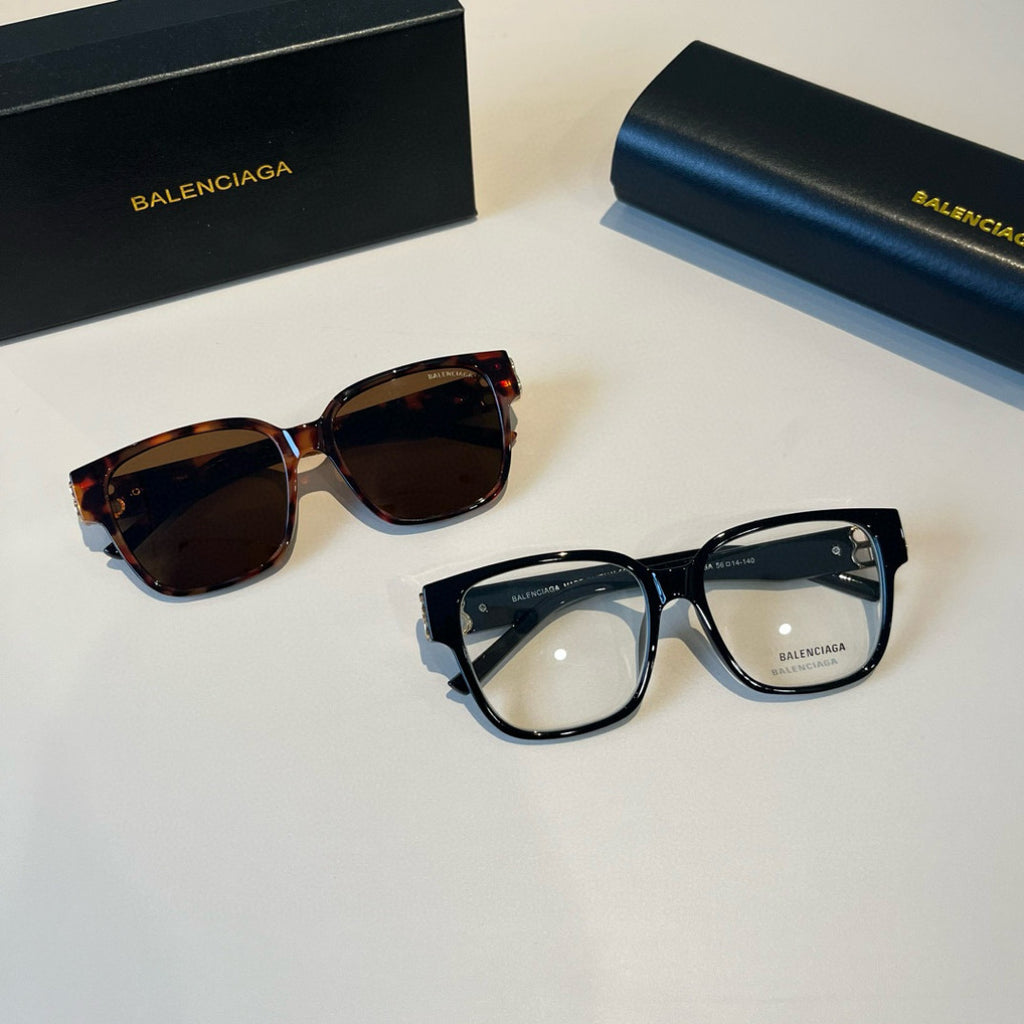 Balenciaga Folding Square Black Lens Sunglasses for Men & Women - 358659 - detail image 11
