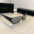 Balenciaga Rectangular Gray Lens Sunglasses for Men & Women - 358642