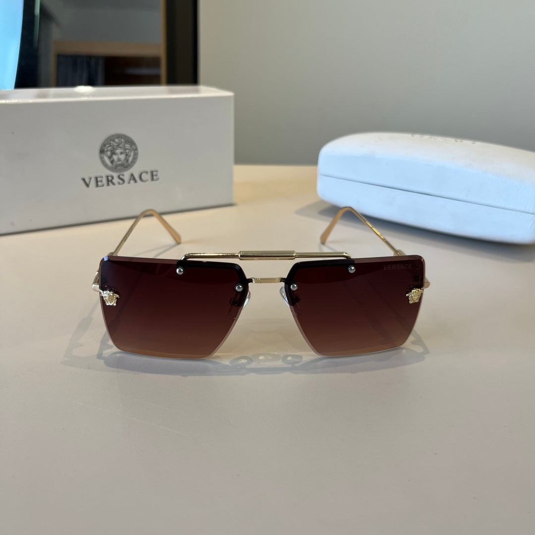 Versace Polarized Fashion Red Lens Sunglasses for Men - detail image 2