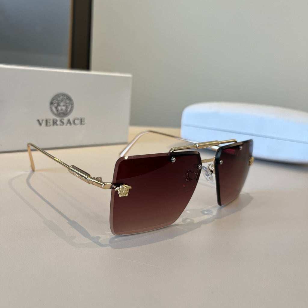 Versace Polarized Fashion Red Lens Sunglasses for Men