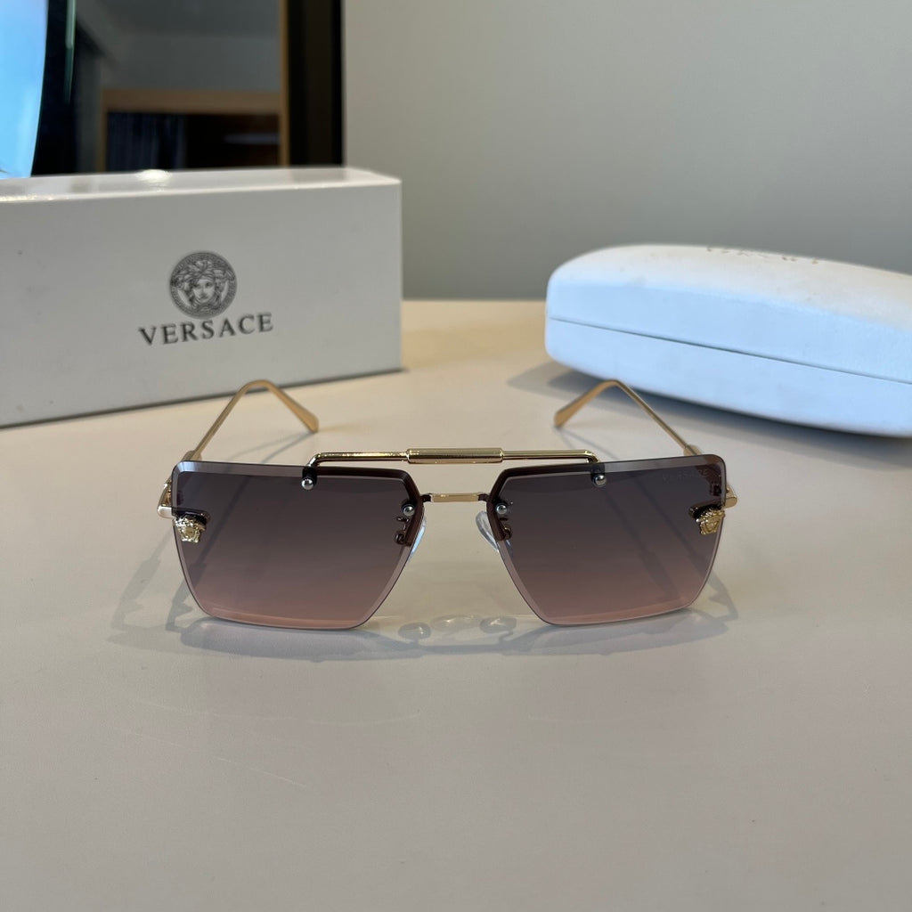Versace Polarized Fashion Silver Lens Sunglasses for Men - 867244 - detail image 2