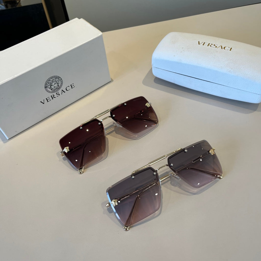 Versace Polarized Fashion Silver Lens Sunglasses for Men - 867244 - detail image 8