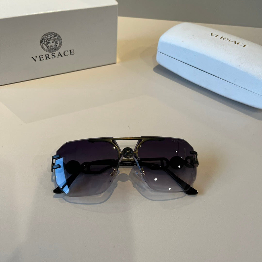Versace Polarized Fashion Silver Lens Sunglasses for Men - detail image 11