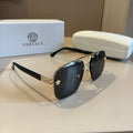 Versace Polarized Fashion Gold Lens Sunglasses for Men