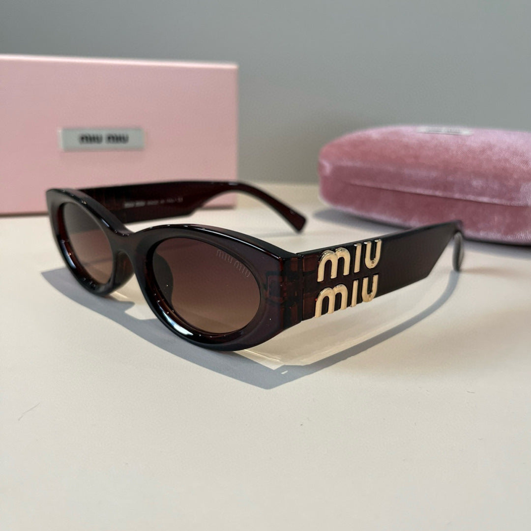 Miu Miu Cat-Eye Black Lens Sunglasses for Men & Women - 416195 - detail image 3