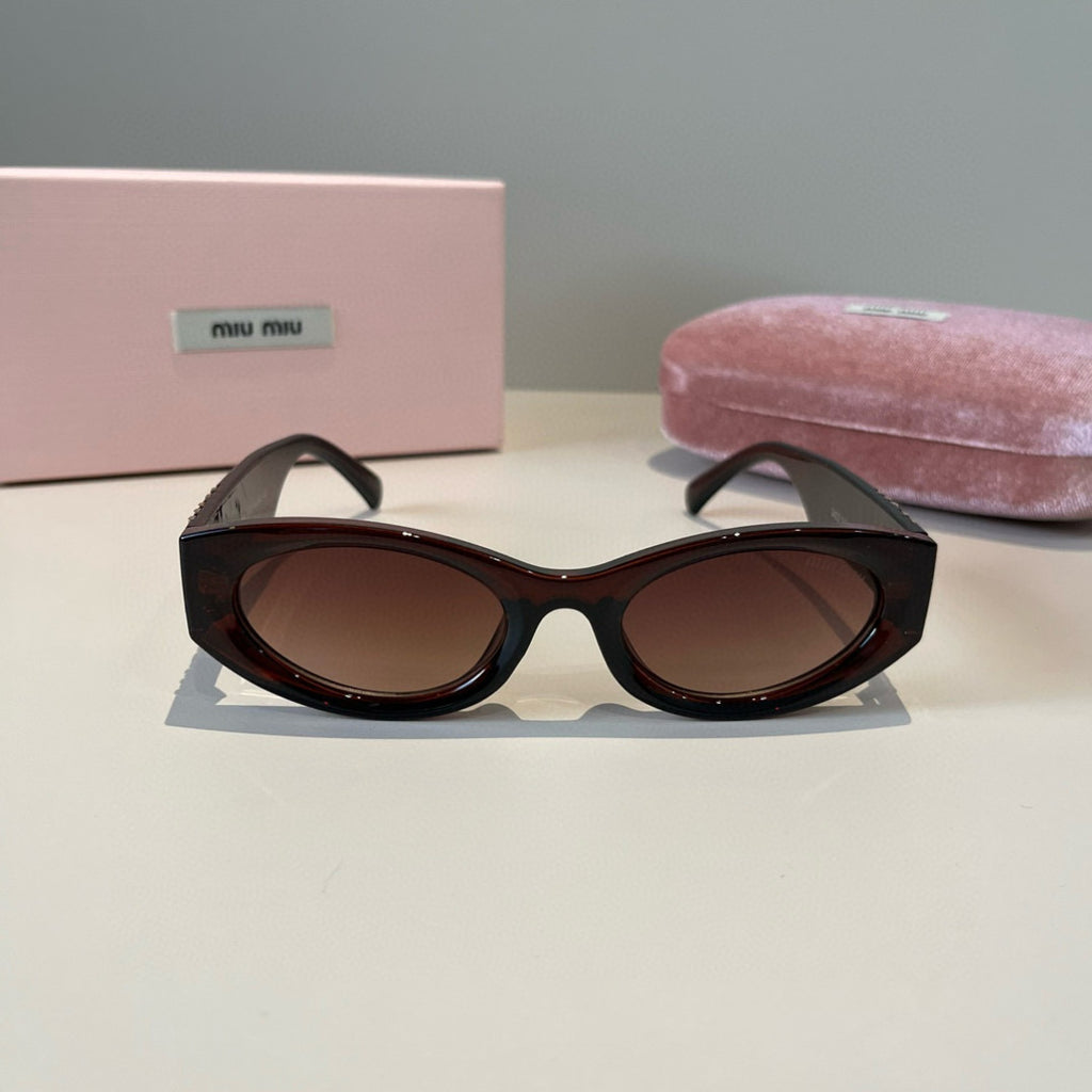 Miu Miu Cat-Eye Black Lens Sunglasses for Men & Women - 416195 - detail image 2
